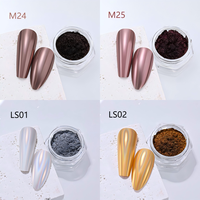Pigment à ongles spécifique aux professionnels, particules ultra-fines, pigment miroir chromé, 100% brillance miroir, poudre magique pour ongles