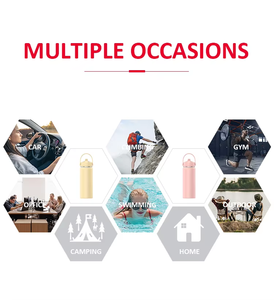 Coperchio in acciaio inossidabile bottiglia d'acqua bicchieri per succo di tè bevande altre bevande - Product Image 6