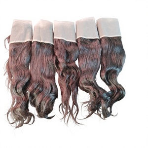 Frontal de Encaje HD Gris Natural Virgen Remy - Product Image 3