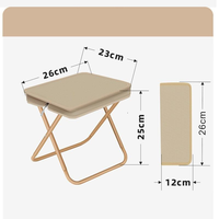 Chaise pliante en aluminium ultra-légère et table à boisson, design minimaliste pour les loisirs en plein air, le jardin, le camping