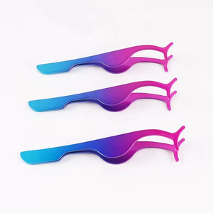 Stainless Steel Eyelash <b>Curler</b> Tweezers False Lash Aid Brow <b>Curler</b> Beauty Makeup Tool - Product Image 6