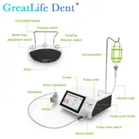 Motor Quirúrgico Dental Greatlife Dent para Implantes, con Luz LED Sin Escobillas, Pieza de Mano 20:1, Sistema de Cirugía Oral de Alta Precisión, Certificado CE