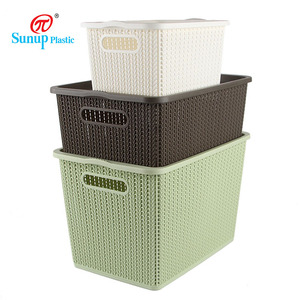 Plástico fuerte durable artículos para <span class=keywords><strong>el</strong></span> hogar cocina Sala compras ropa lavado de verduras canasta de almacenamiento de frutas - Product Image 1