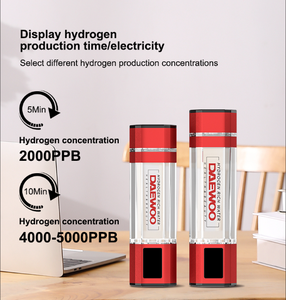 La botella ionizadora de <span class=keywords><strong>agua</strong></span> rica en hidrógeno más de moda Máquina inteligente Generador de <span class=keywords><strong>agua</strong></span> de hidrógeno portátil 5000PPB - Product Image 2