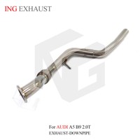 ING Système d'échappement avant en acier inoxydable de haute qualité pour AUDI A5 B9 2.0T, pièces de tuning automobile