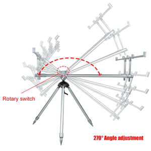 Nuevo Soporte Ajustable y Retráctil para Cañas de Pesca de Carpa, Poste Telescópico Plegable, Accesorios para Aparejos de Pesca - Product Image 5