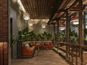 Diseño de Interiores Personalizado para Bares y Restaurantes de Resorts Tropicales, Proyecto Llave en Mano, Espacio Moderno para Clubes de Playa, Contratista de Equipamiento para Hostelería - Product Image 2