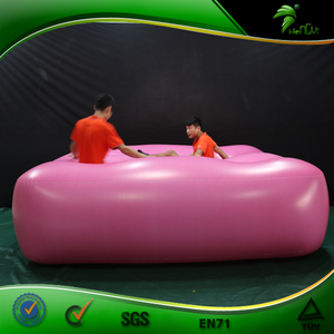 Cama <span class=keywords><strong>Inflable</strong></span> <span class=keywords><strong>Gigante</strong></span> Personalizada Hongyi, Divertida Cama Elástica Rosa, Colchón <span class=keywords><strong>Inflable</strong></span> para Saltar - Product Image 2
