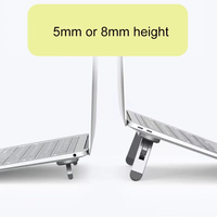 Nouveau support portable pour ordinateur portable en métal réglable en hauteur, support rotatif à 360 degrés pour la maison et le bureau