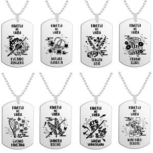Juego de Anime Demon Slayer Kimetsu No Yaiba collares Kochou <span class=keywords><strong>Shinobu</strong></span> Halloween Moda <span class=keywords><strong>hombre</strong></span> mujer Cosplay accesorios regalos - Product Image 1