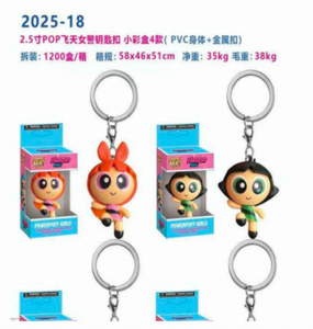 Portachiavi Funko Powerpuff Girls, Modellino in Plastica, Giocattolo Cartoon 82810R - Product Image 3