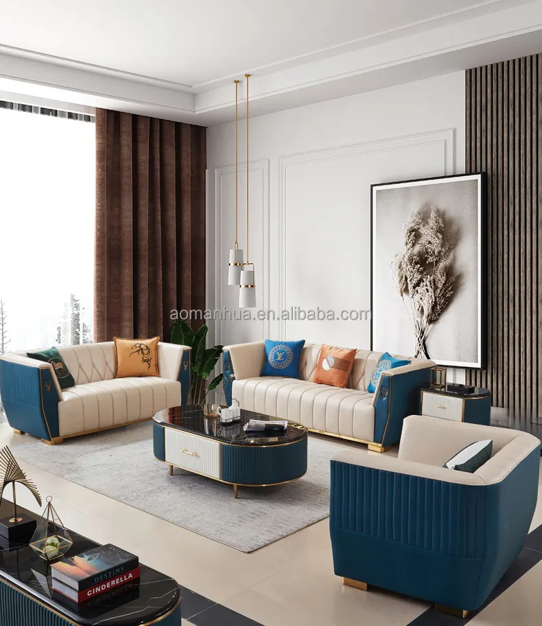 Moderne Kombination Wohnzimmer Sofa Set New Trend Button Schlafs ofa Bekleidungs geschäft Polstermöbel Set
