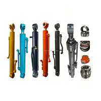Para Kubota U17 U20 U25 U30 KX135 KX155 KX161 KX163 KX165 KX175 KX183 KX185 Conjunto de Cilindros de Brazo, Pluma y Cucharón