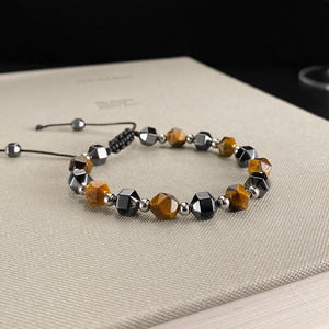 <span class=keywords><strong>Bracciali</strong></span> a mano all'ingrosso in <span class=keywords><strong>acciaio</strong></span> inox <span class=keywords><strong>bracciali</strong></span> Personnalisé<span class=keywords><strong>s</strong></span> tigri occhio coppia di moda avvolgente braccialetti - Product Image 4