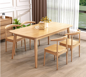 Tavolo da Pranzo in <span class=keywords><strong>Legno</strong></span> Massello Nordico, Combinazione Tavolo e Sedie per Piccola Famiglia - Product Image 3