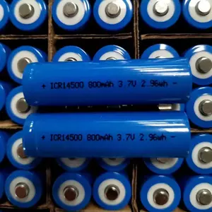 Enook 14500 3.7v 500MAH 800MAH 충전식 리튬 이온 배터리 LED 손전등, 장난감, 전동 공구