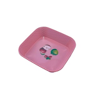 Assiette carrée colorée de 2 yuans pour la maison, assiette à fruits, assiette à fruits secs, bol à fruits, plateau de table basse - Product Image 4