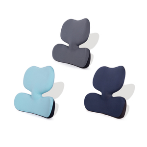 Cojín de Soporte Lumbar Ergonómico en Forma de Mariposa con Correas Ajustables, Cojín de Respaldo <span class=keywords><strong>para</strong></span> <span class=keywords><strong>Silla</strong></span> de Oficina, Espuma Viscoelástica, Extraíble y Lavable - Product Image 4