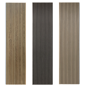 Panel Acústico de Listones de <span class=keywords><strong>Madera</strong></span> al por Mayor, Tablero Decorativo de MDF PET para Diseño de Villas, Pasillos, Escaleras y Techos - Product Image 2