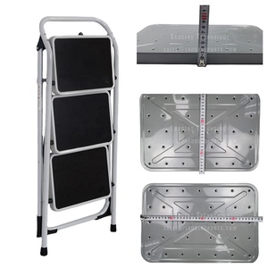 Trọng Lượng Nhẹ Hộ Gia Đình Thép Di Động Thang Bước Nền Tảng Với Cao Su Nhựa Bước - Product Image 4