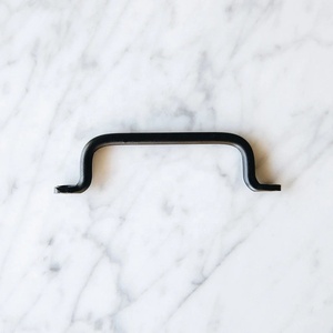 Tirador de Gabinete de Hierro Negro Intenso con Perfil de Barra Elegante para Cajones de Muebles de Cocina, Armarios y Puertas de Alacenas - Product Image 4