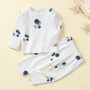 Ropa De Bebe Nina Setsold Printed Organic Cotton New Born Newborn Toddler Girls' Clothes Baby Girls Clothing Sets