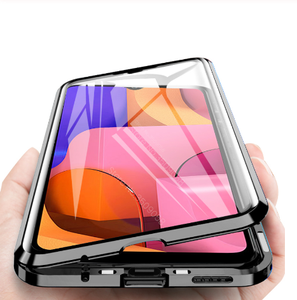 Ốp Gập Nam Châm Hai Mặt Kính 360, Ốp Bảo Vệ Chống Va Đập, Bằng Kim Loại, Cho Samsung <span class=keywords><strong>Galaxy</strong></span> A30S A20S A10S A50S A20 A30 A50 A70 - Product Image 1