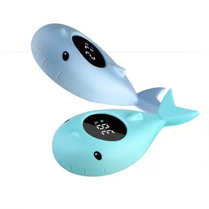 ベビーバス魚のおもちゃデジタル付きベビーセーフフローティングバス温度計
