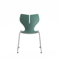 Nouveau produit BALEINE Ergonomique Anji Euro Design Salle de lecture Empilable Bureau En Plastique PP Chaises
