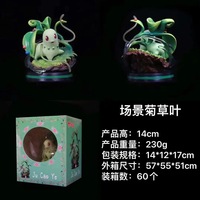 Figurine Pokemon Feu Vulpix et Glace Vulpix Cyndaquil Ivysaur Pikachu Scénario Figurines Vente en Gros