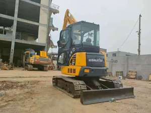 Maquinaria de movimiento de tierras de segunda mano Original de Japón más vendida, miniexcavadora Komatsu PC55MR usada barata - Product Image 2