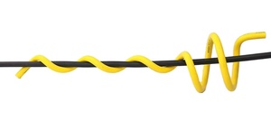Espiral Anticolisión para Aves de PVC, Amarillo y Gris, para Cable de Alimentación Aéreo OPGW ADSS y Cable de Tierra - Product Image 3