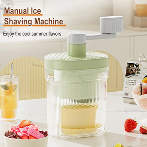 Shaved <b>Ice</b> <b>Machine</b> Snow Cone <b>Machine</b> Manual Portable <b>Ice</b> Crusher and Shaved <b>Ice</b> <b>Machine</b> for Home Kitchen and Picnic <b>Ice</b> tools - Product Image 5