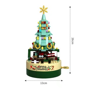 JXB Exquisito Juego de Bloques de Construcción con Caja <span class=keywords><strong>Musical</strong></span> de Árbol Navideño, Juguete de Modelo para Niños Pequeños de 3 a 5 Años y Niños de 5 a 7 Años - Product Image 6