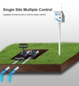 La stazione di controllo della valvola wireless è uno dei dispositivi hardware nel sistema di irrigazione agricolo intelligente dell'iot.