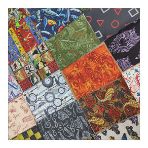 Kain Satin Charmeuse Cetak Digital Kustom Grosir, Kain Tekstil Satin Crepe Back untuk Gaun - Product Image 1