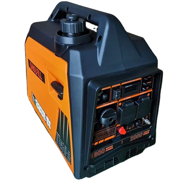 AC Single Phase 2kw Gasoline Generator Manual Start 1800W 220V 50Hz Portable Inverter Generator