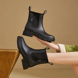 <span class=keywords><strong>Botas</strong></span> <span class=keywords><strong>de</strong></span> lluvia para <span class=keywords><strong>mujer</strong></span> Durable Impermeable Antideslizante Invierno Cálido Iluminado Característica Algodón y Plantilla <span class=keywords><strong>de</strong></span> forro <span class=keywords><strong>de</strong></span> tela - Product Image 3