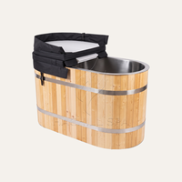 Baignoire ovale autoportante en acier inoxydable pour récupération musculaire par bain de glace, idéale pour usage hôtelier
