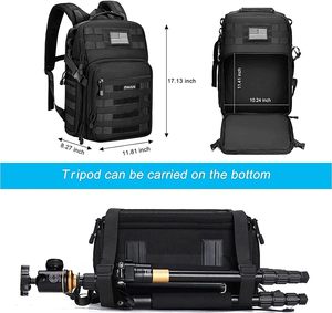 Free sample <b>Camera</b> <b>Backpack</b>,DSLR/SLR/Mirrorless Photography <b>Backpack</b> Buffer Padded Shockproof <b>Camera</b> Bag - Product Image 6