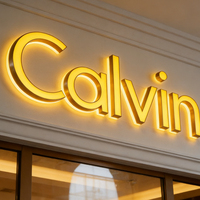 Letrero 3D con Letras de Canal LED, Letrero Acrílico Retroiluminado para Uso en Interiores, Color Personalizable, Caracteres Luminosos