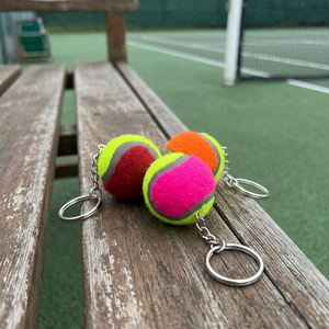 Latest Tennis Ball Keychain High Quality Stainless Steel <b>Key</b> <b>Chain</b> Sports <b>Key</b> <b>Chain</b> Holding <b>Keys</b> Customized Design Multi Color - Product Image 3