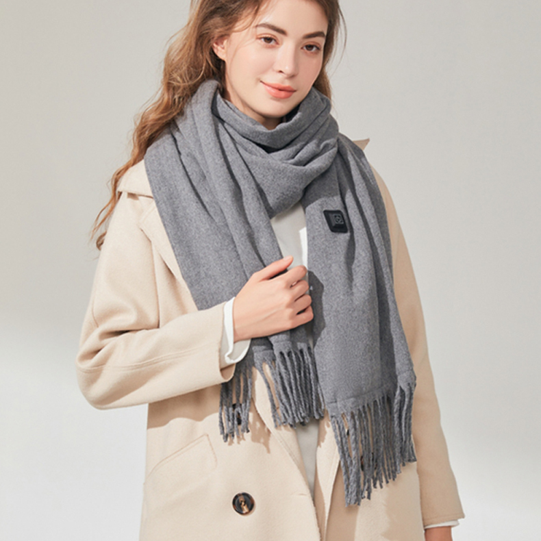 Графеновые шарфы унисекс с подогревом, шарфы с подогревом и USB-зарядкой