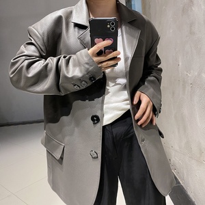 2025 Mới Thời Trang Mới Nhất Thiết Kế Phụ Nữ Áo Khoác Chất Lượng Cao Phụ Nữ <span class=keywords><strong>Blazer</strong></span> Tối Màu Xám Phụ Nữ <span class=keywords><strong>Blazer</strong></span> - Product Image 4