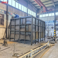 Four de chauffage haute température à foyer mobile de 500 kW pour plaques d'acier