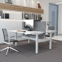 Cadre de bureau électrique réglable en hauteur à 4 moteurs, moderne, en métal, extensible, écologique, modulaire, à installation rapide