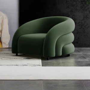 Poltrona Moderna a Sacco in Tessuto, Nuovo Design, Sedia Relax per Soggiorno, Arredamento Casa - Product Image 6