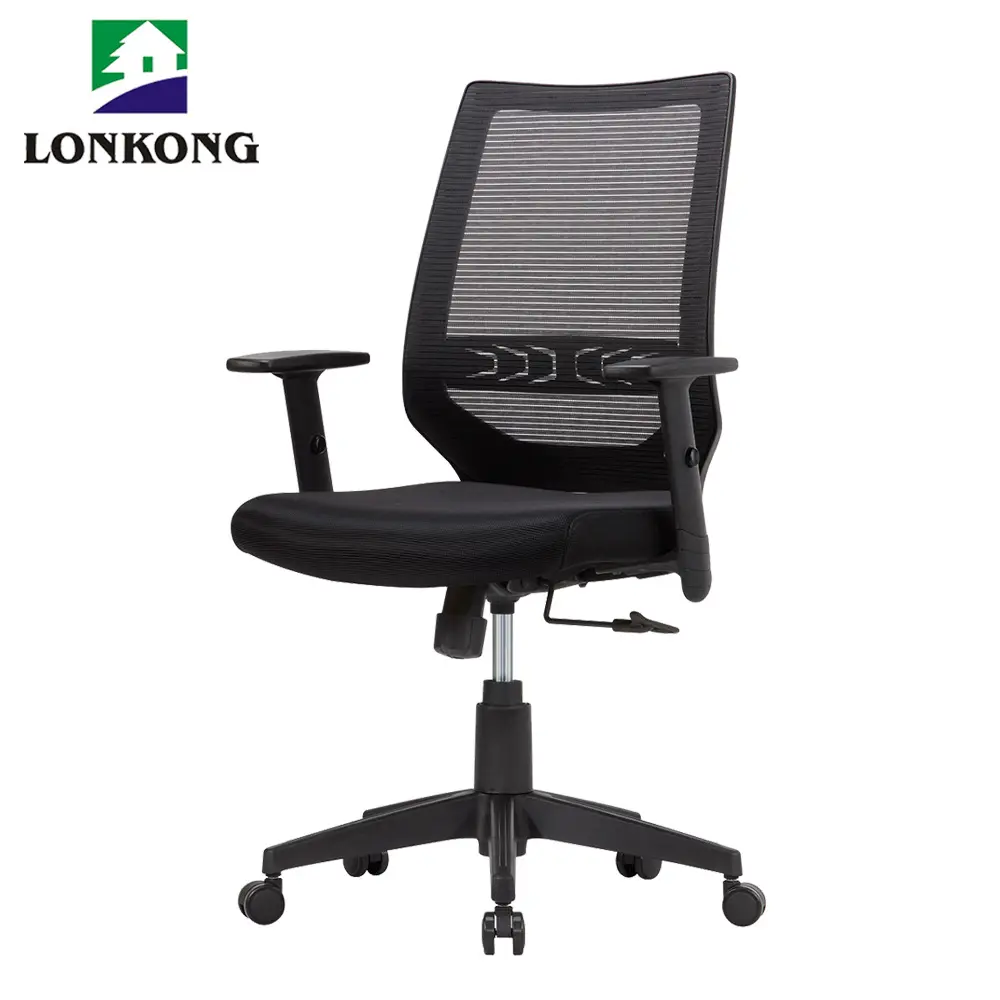 Hotsale taiwan malha ergonómica cadeira de escritório de madeira com gaslift