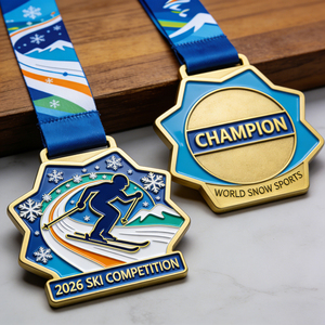 Medalla de Metal Personalizada de Fábrica, Medalla 3D con Cintas para Campeones de Atletismo, Baloncesto y Deportes, Medalla de Aleación de Zinc - Product Image 1