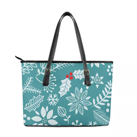 Production en petite série, design de style Noël, sacs à main personnalisés, sacs à main à motif, sacs à main grande capacité pour femmes, sacs fourre-tout